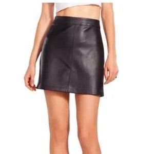 PRICE DROP!!!  BB Dakota Basel Faux Leather Miniskirt Black SIZE 4
